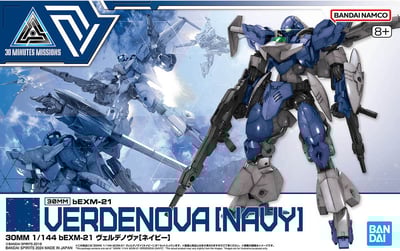  bEXM 21 Verdenova (Navy) - 30 Minutes Missions - 1/144 Model Kit - Bandai Spirits (1)