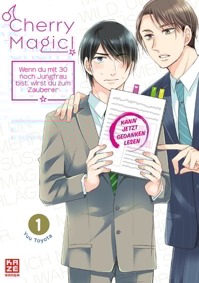 Cherry Magic! – Wenn du mit 30 noch Jungfrau bist, wirst du zum Zauberer - Kaze - Band 01 Cover.png