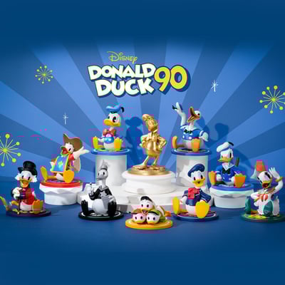 Zufällige Auswahl - Disney Donald Duck - Mini Figuren (90th Anniversary Series) - Pop Mart (1)