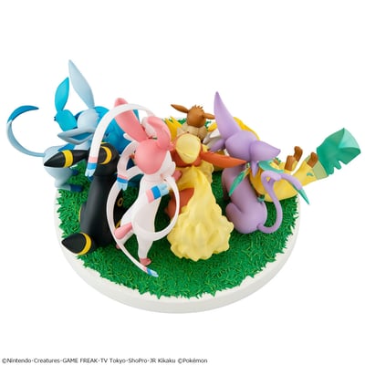 Evoli and Eeveelutions - Megahouse G.E.M. EX - 1