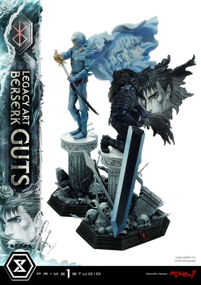 Guts - Normal Version - Kentaro Miura Legacy Art Collection (LABR-01) - Prime 1 Studio (24)