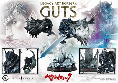 Guts - Normal Version - Kentaro Miura Legacy Art Collection (LABR-01) - Prime 1 Studio (5)