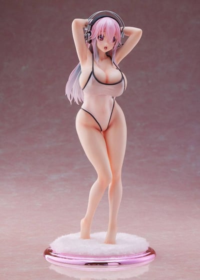 Super Sonico - White Swimsuit Style - DreamTech (6).jpg