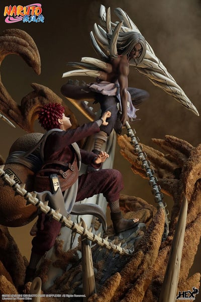 Gaara vs Kimimaro - Elite Dynamic Statue - Hex Collectibles (2)