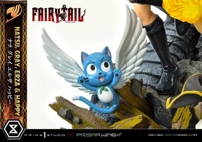 Natsu, Gray, Erza, Happy - Deluxe Bonus Version - Concept Masterline - Prisma Wing - Prime  Studio (16)