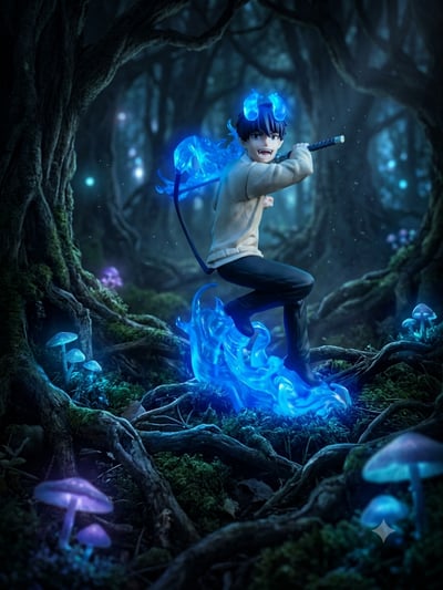 Rin Okumura im Wald  · Rin Okumura - Xross Link - Sega  