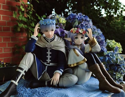 Frieren und Himmel · Frieren - Frieren: Beyond Journey's End - ESPRESTO figure - Flower Crown - Banpresto