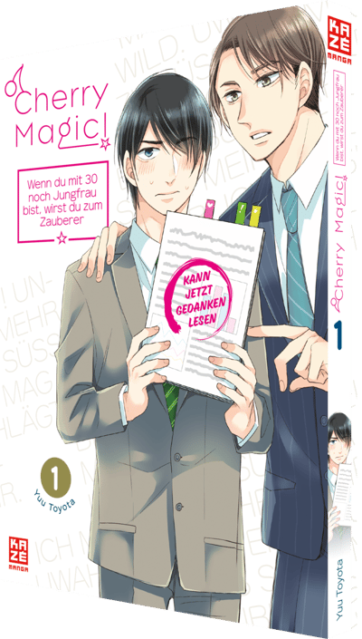 Cherry Magic! – Wenn du mit 30 noch Jungfrau bist, wirst du zum Zauberer - Kaze - Band 01 Rückenbild.png