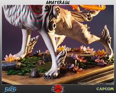 Amaterasu & Issun - Okami First 4 Figures Statue - 16