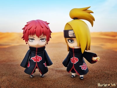 𝐈𝐧𝐭𝐫𝐮𝐝𝐞𝐫𝐬 𝐢𝐧 𝐭𝐡𝐞 𝐒𝐚𝐧𝐝 · Nendoroid 1373 Sasori
