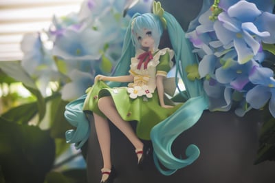 Lucky Miku Hatsune 🍀🦋 · Hatsune Miku - Flower Fairy Clover - Noodle Stopper - Furyu