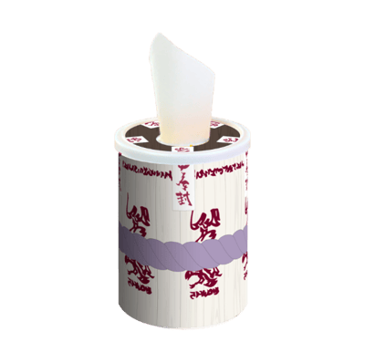 Barrel-shaped tissue/Kleenex (1)