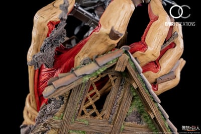 Mikasa vs. Amored Titan - Attack on Titan - Resin Diorama - Oniri Créations 12.jpg