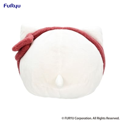 Nemu Neko - Roter Schal - Plüschtier - Furyu (27 cm x 20 cm) (4)