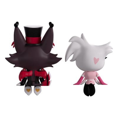 Angel Dust & Husk - Monitor Buddiez - Hazbin Hotel Vinyl Figur - Youtooz - 3