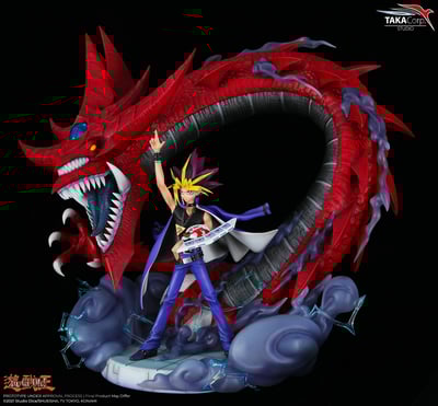 Yami Yugi und Slifer, der Himmelsdrache - Yu-Gi-Oh! - Taka Corp (3).png
