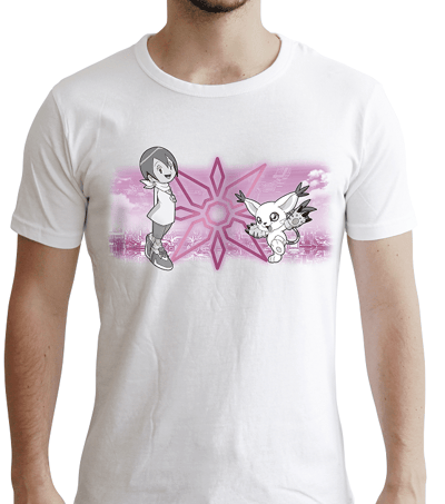 Digimon T-Shirt - Hikari and Gatomon - Size XL - 1