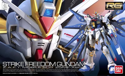 ZGMF-X20 A Strike Freedom Gundam - Mobile Suit Gundam SEED Destiny - RG 1/144 - Model Kit - Bandai Spirits (1)