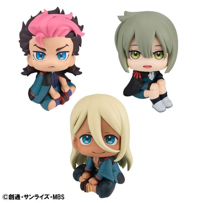 Elan Ceres & Guel Jeturk & Shaddiq Zenelli Set - Mobile Suit Gundam: The Witch from Mercury Look Up - Megahouse (1)