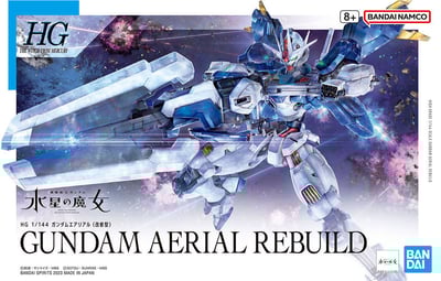 XVX-016RN Gundam Aerial Rebuild - Mobile Suit Gundam: The Witch From Mercury - HG 1/144 - Modelkit - Bandai Spirits (1)