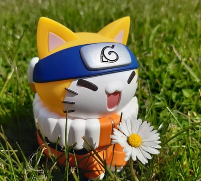 Ein sonniger Tag in der Blumenwiese - Naruto Cat · Naruto Uzumaki - Reboot - The Big Nyaruto Series - Megahouse