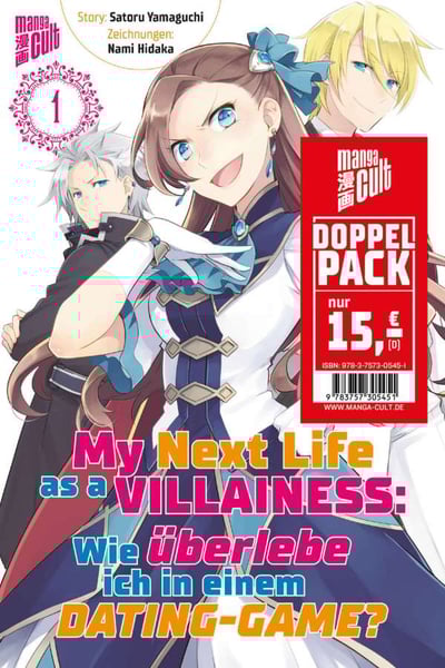 My Next Life as a Villainess: Wie überlebe ich in einem Dating-Game? - Manga Cult - Doppelpack Band 1 & 2 (1)