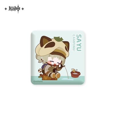 Sayu - Genshin Impact Relaxing Camp Series - Button - miHoYo (1)