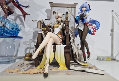 Genshin Shelf  · Ningguang - Gold Leaf and Pearly Jade - Figurine officielle Genshin Impact (APEX / MiHoYo)