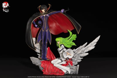 Lelouch und C.C. - Code Geass - Kitsune Statue (2).jpg