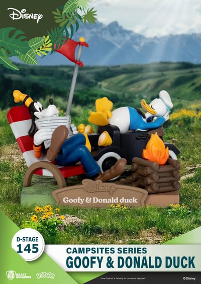 Goofy & Donald Duck - Disney Campsite Series - D-Stage Diorama - Beast Kingdom Toys (1)