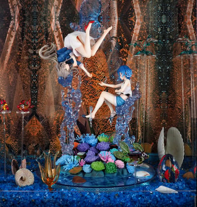 Selfmade Aquatope Diorama — Kukuru Misakino & Fuka Miyazawa - Aquatope - F:Nex - Furyu