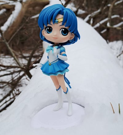 Eternal Sailor Merkur · Eternal Sailor Mercury - Pretty Guardian Sailor Moon Cosmos the Movie - Q Posket - Version B