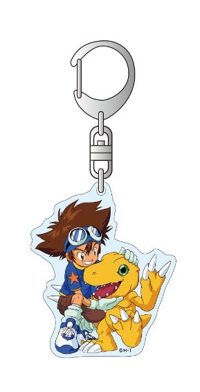 Komplettset - Digimon Acryl Schlüsselanhänger - 15th Anniversary (8 Anhänger) - 8