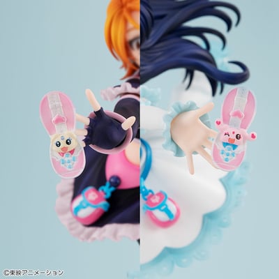 Cure Black & Cure White - Lucrea PVC Statue (Pretty Cure, Megahouse, 22 cm) - 8