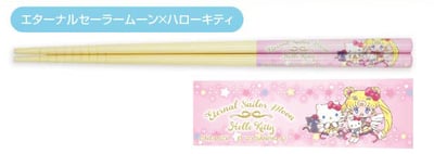 Eternal Sailor Moon x Hello Kitty - Pretty Guardian Sailor Moon Cosmos the Movie x Sanrio Characters - Essstäbchen (My Chopsticks Collection 01) - Bandai (1)