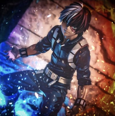 Fire & Ice · Shoto Todoroki - My Hero Academia (Two Dimensions) -  Super Master Stars Piece - Banpresto