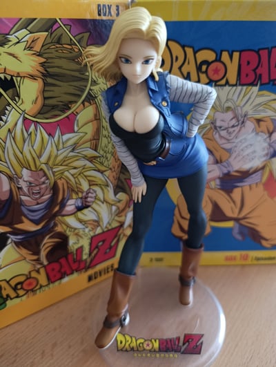 Android 18 in the middle of Dragon Ball Z · Android C 18 - Dragon Ball Gals