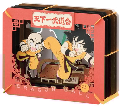 Son Goku & Krillin (The 22nd Tenkaichi Budokai) - Dragon Ball - Papiertheater - Ensky (2)