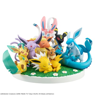 Evoli and Eeveelutions - Megahouse G.E.M. EX - 2