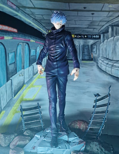 Satoru Gojo in Shibuya  · Satoru Gojo - Extermination / Ousatsu - Luminasta - Sega