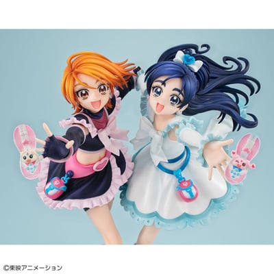 Cure Black & Cure White - Lucrea PVC Statue (Pretty Cure, Megahouse, 22 cm) - 2