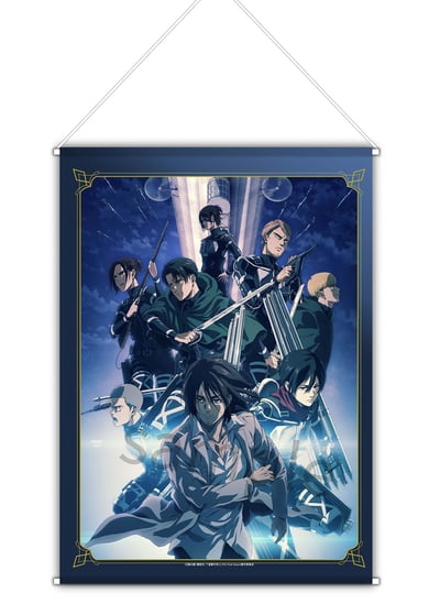 Attack on Titan The Final Season - Wallscroll B3 (Blue Color Version) - Matsumoto Shoji (1)