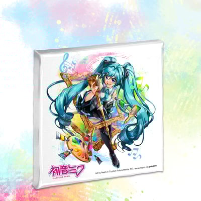 Hatsune Miku - Miku Expo 2024 - Canvas Art (Miku Standing) - Nashi (1)