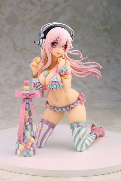 Super Sonico – Macaron Tower – Statue von Alphamax - 5