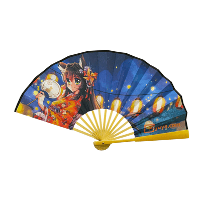 Limited Edition - Figu-chan - Sommer-Kimono - japanischer Fächer 2023 (2)