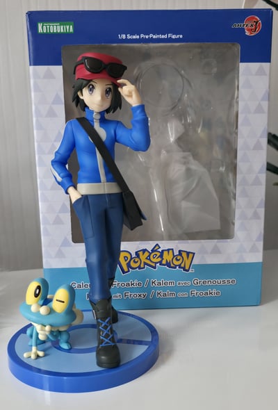 Calem und Froxy - Pokémon Figure Series - ARTFX J - Kotobukiya