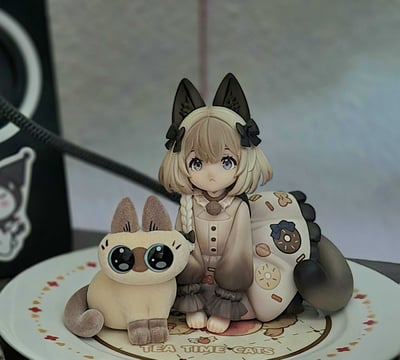 Tea Time ☕️ — Azuki – Tea Time Cats – Decorated Life Collection – Ribose
