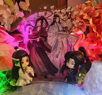 Vorfreude auf den Geburtstag  · Wei Wuxian & Lan Wangji - Acrylic Stand - Birthday Version - Sakami