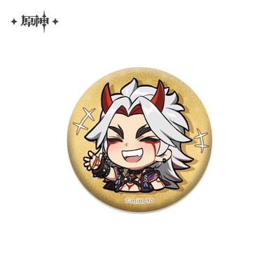 Itto Arataki- Genshin Impact - Chibi Stickers Glossy Badge - miHoYo Figuya.jpg