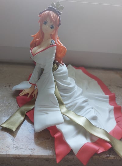 One Piece Figure Stylist x Photo Artist Nami Kimono VER.2 Statue · Nami Creator x Creator - Kimono white Version
